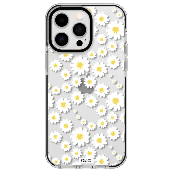 Papatia Pattern Apple iPhone 15 Pro impact black border Case