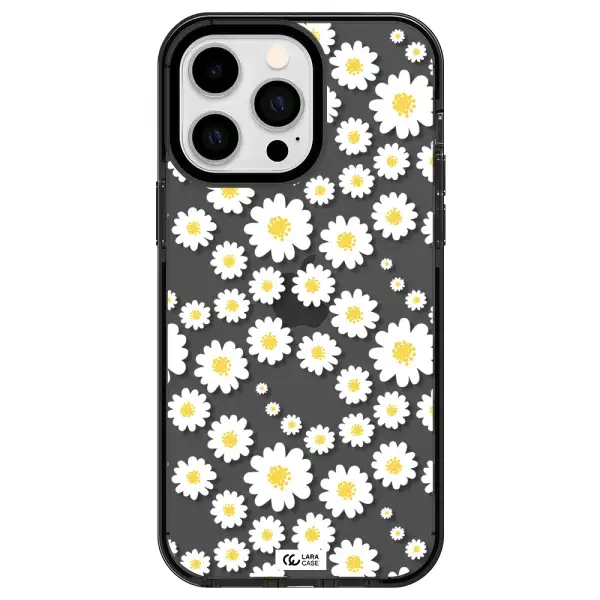 Papatia Pattern Apple iPhone 15 Pro impact Smoke Black Case