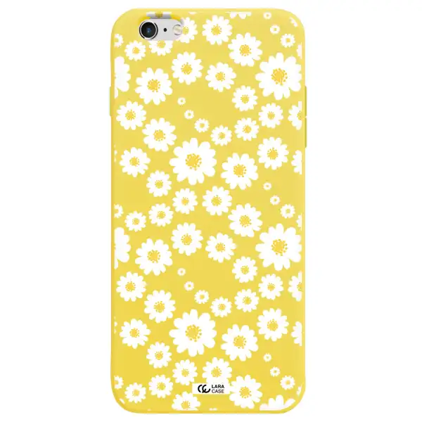 Papatia Pattern Apple iPhone 6 plus Silicone canary yellow Case