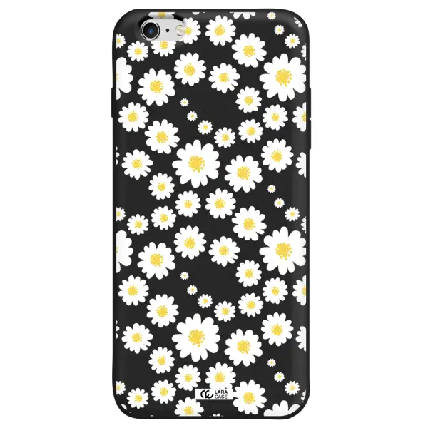 Papatia Pattern Apple iPhone 6 s plus Silicone black Case