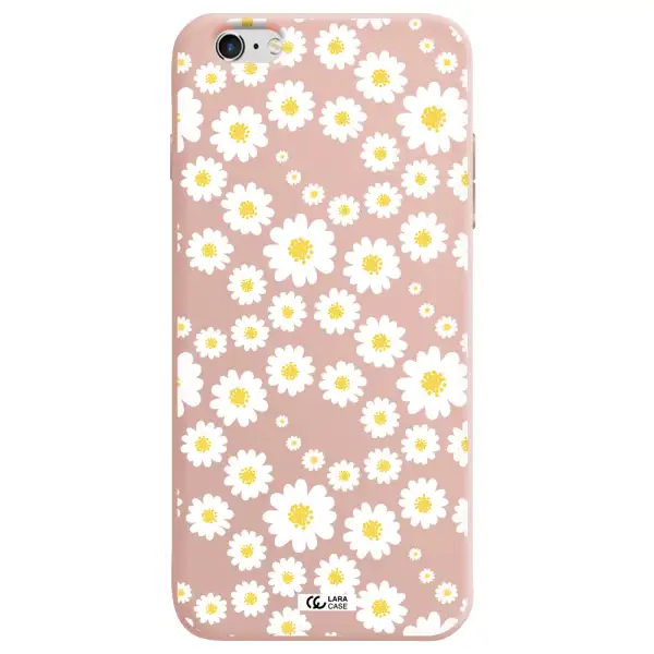 Papatia Pattern Apple iPhone 6S Silicone pastel pink Case