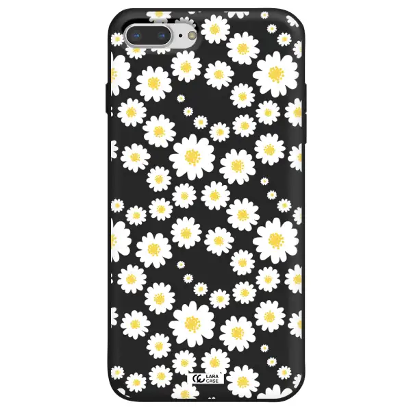 Papatia Pattern Apple iPhone 8 plus Silicone black Case