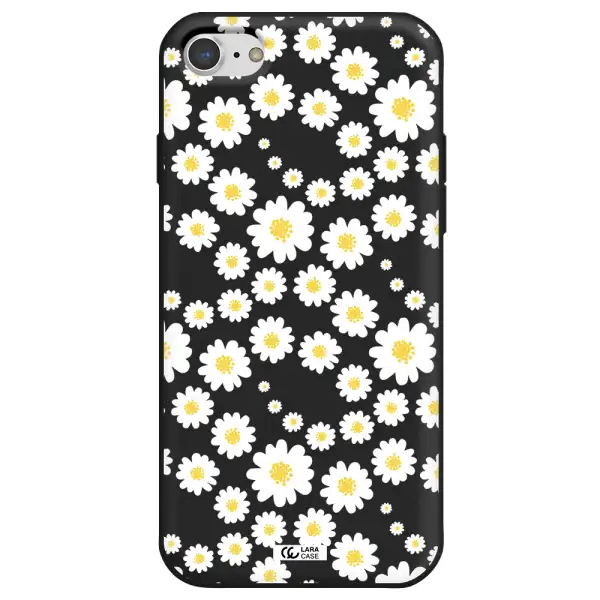 Papatia Pattern Apple iPhone 8 Silicone black Case