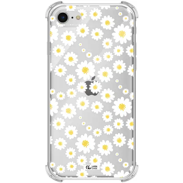 Papatia Pattern Apple iPhone se 2020 Clear PC Case