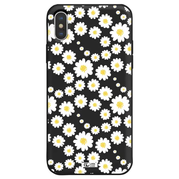 Papatia Pattern Apple iPhone X Silicone black Case