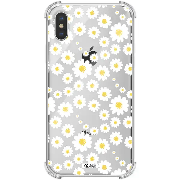 Papatia Pattern Apple iPhone XS Clear PC Case