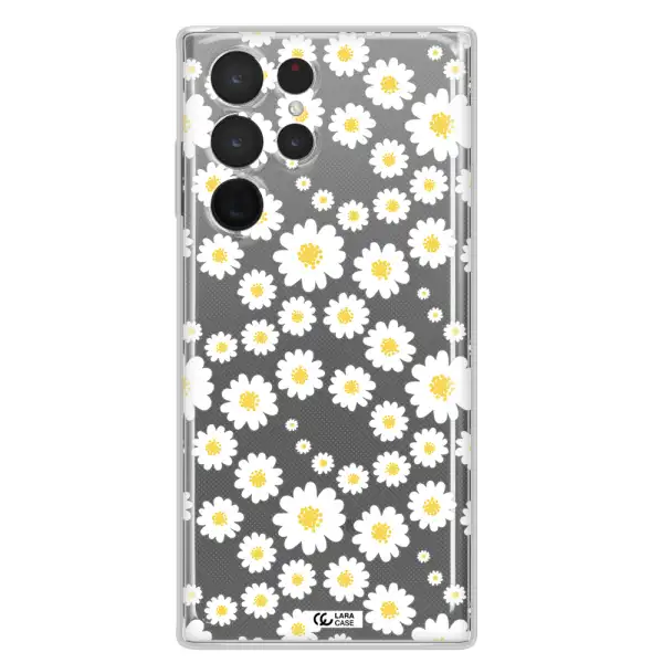 Papatia Pattern Samsung S 22 Ultra Clear TPU Case