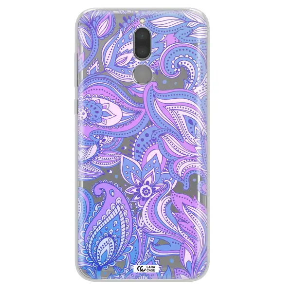 Purple Paisley Huawei Mate 10 Lite Clear TPU Case