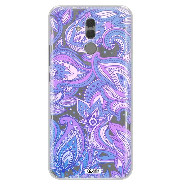 Purple Paisley Huawei Mate 20 Lite Clear TPU Case
