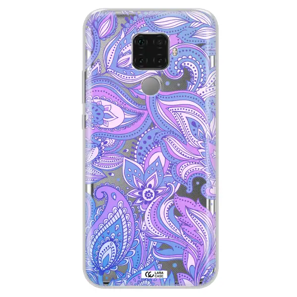Purple Paisley Huawei Mate 30 Lite Clear TPU Case