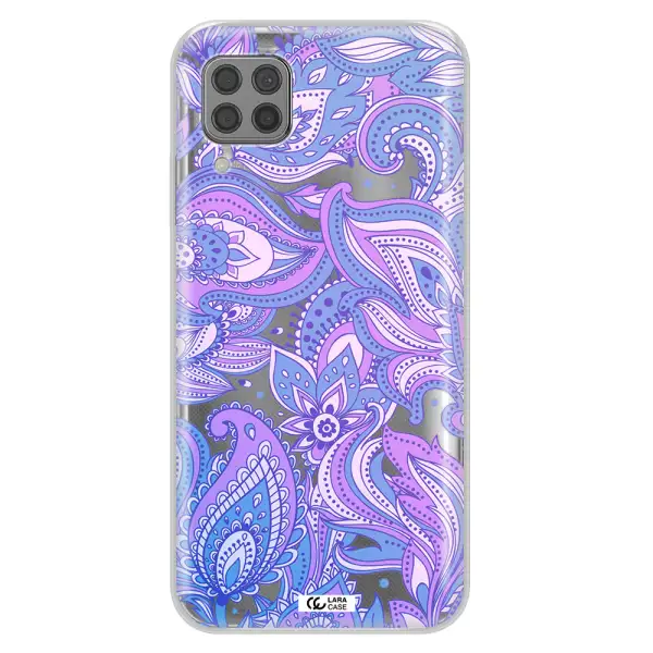 Purple Paisley Huawei P40 Lite Clear TPU Case