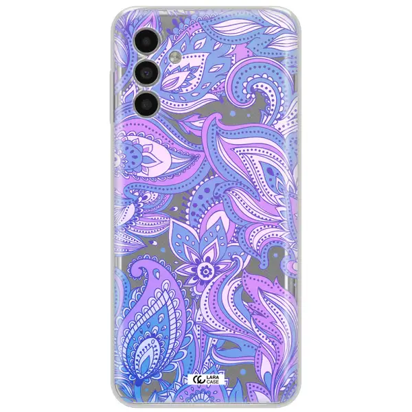Purple Paisley Samsung A13 5G Clear Tpu Case