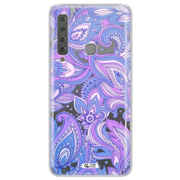 Purple Paisley Samsung A9 2018 Clear TPU Case