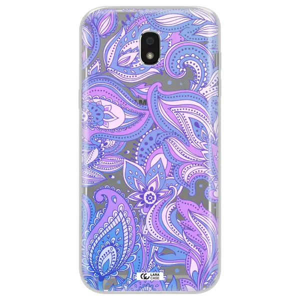 Purple Paisley Samsung J5 2017 Clear TPU Case