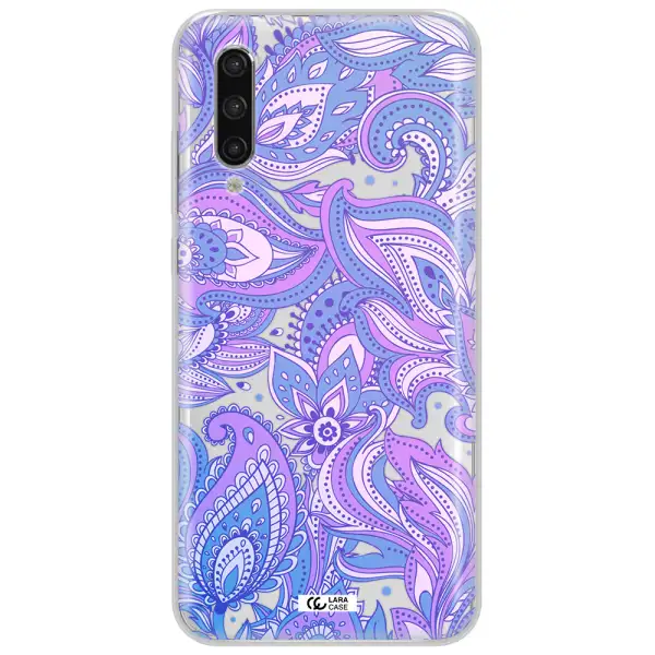Purple Paisley Xiaomi Mi 9 Lite Clear Tpu Case