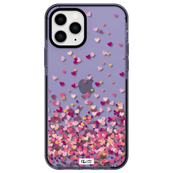 Flying Hearts Apple iPhone 11 pro max impact Lilac Case