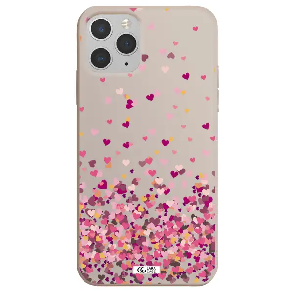 Flying Hearts Apple iPhone 11 pro Silicone Stone Case