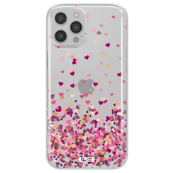 Flying Hearts Apple iPhone 12 pro max Clear TPU Case