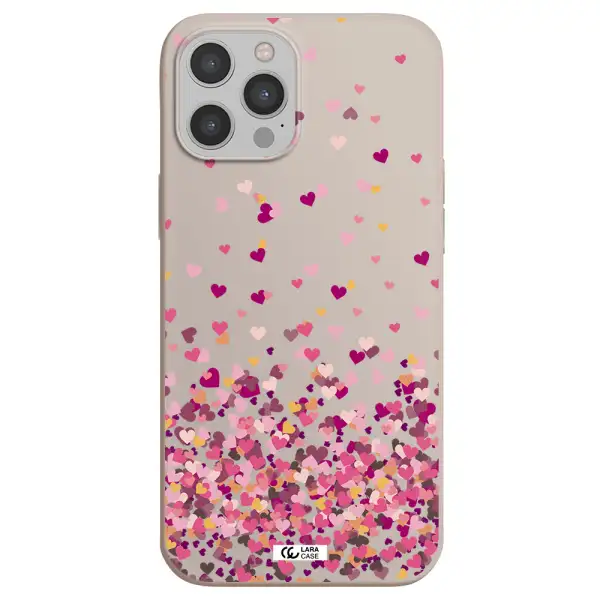 Flying Hearts Apple iPhone 12 pro Silicone Stone Case