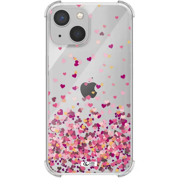 Flying Hearts Apple iPhone 13 mini Clear PC Case