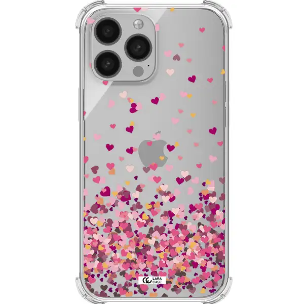 Flying Hearts Apple iPhone 13 Pro Clear PC Case