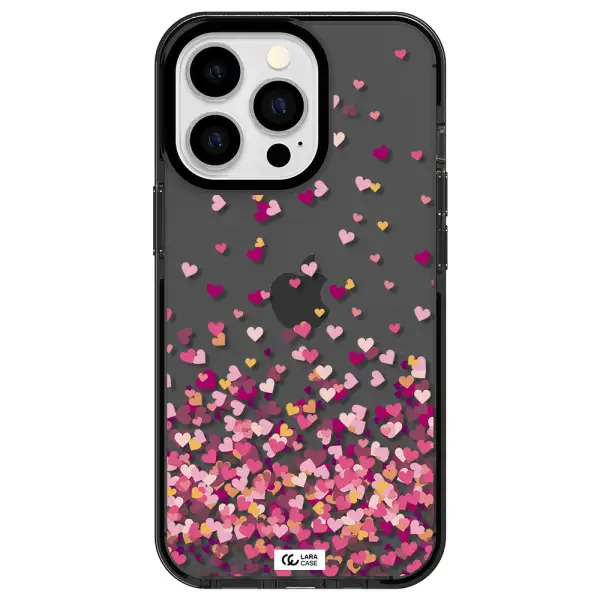Flying Hearts Apple iPhone 13 Pro impact Smoke Black Case