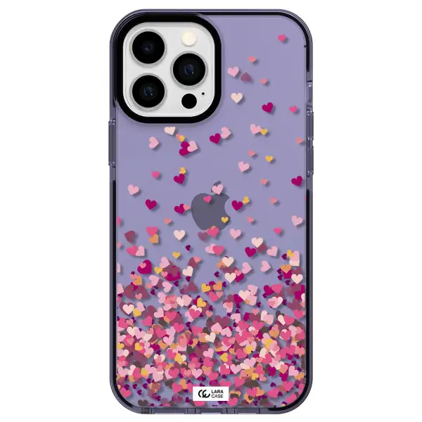 Flying Hearts Apple iPhone 13 Pro Max impact Lilac Case