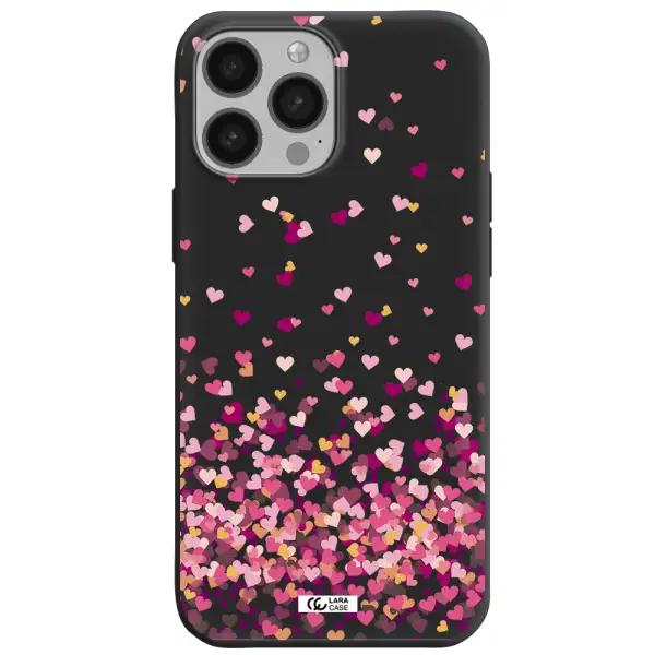 Flying Hearts Apple iPhone 13 Pro Max Silicone black Case