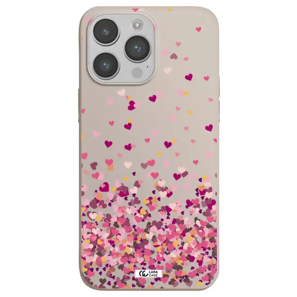 Flying Hearts Apple iPhone 14 pro Silicone Stone Case