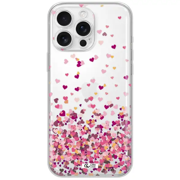 Flying Hearts Apple Iphone 16 Pro Max Clear Tpu Case