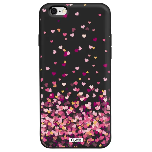 Flying Hearts Apple iPhone 6 Silicone black Case