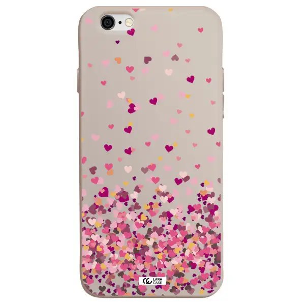 Flying Hearts Apple iPhone 6 Silicone Stone Case