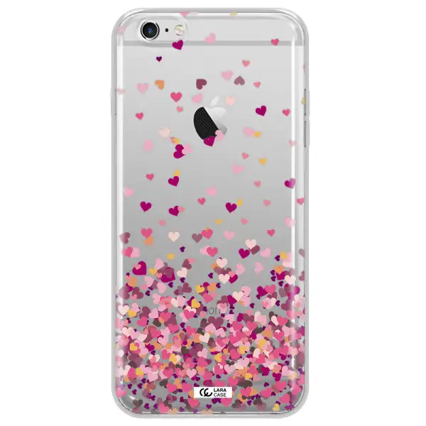 Flying Hearts Apple iPhone 6S Clear TPU Case