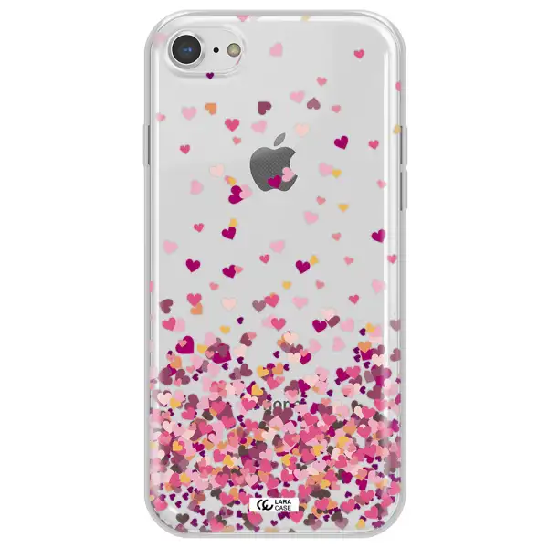 Flying Hearts Apple iPhone 7 Clear TPU Case