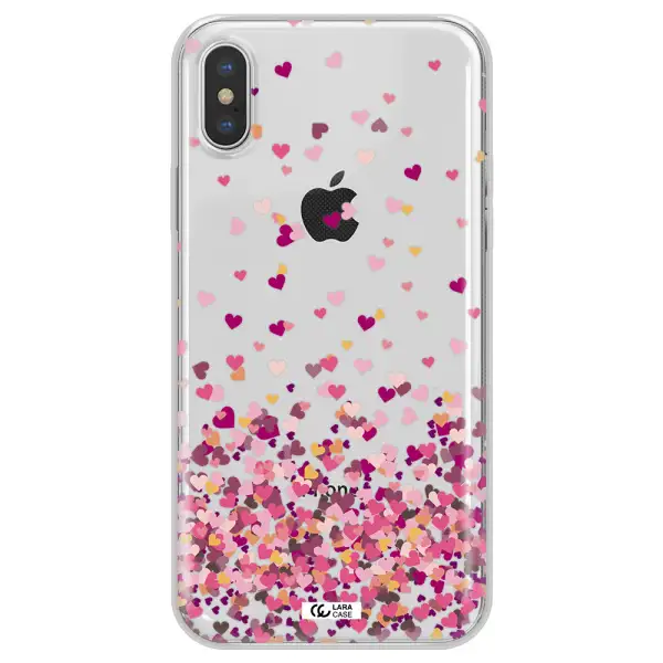 Flying Hearts Apple iPhone XS max Clear TPU Case