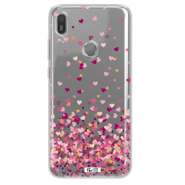 Flying Hearts Huawei Y6 2019 Clear TPU Case