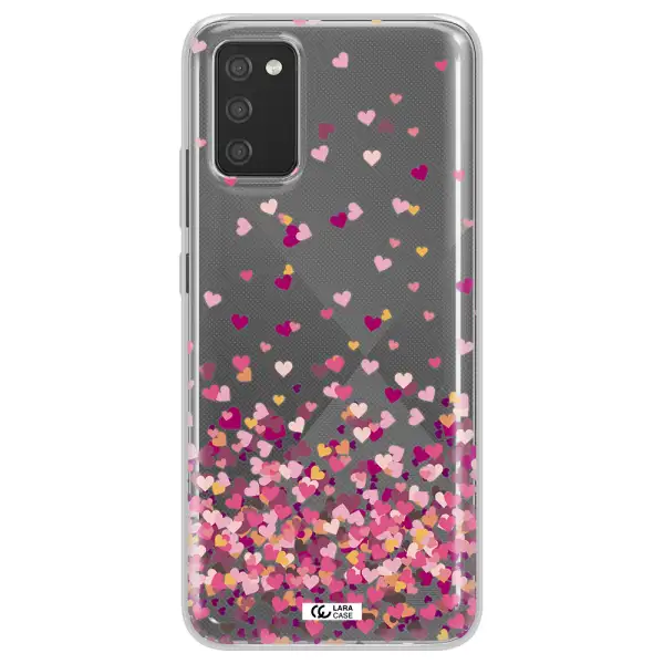 Flying Hearts Samsung A02S Clear TPU Case