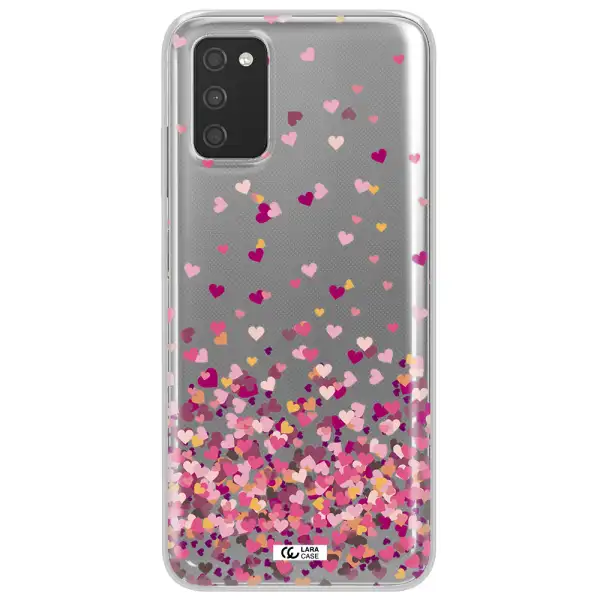 Flying Hearts Samsung A03S Clear TPU Case