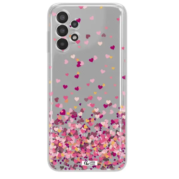 Flying Hearts Samsung A13 Clear TPU Case