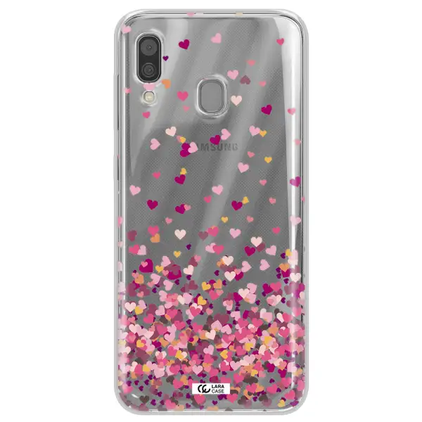 Flying Hearts Samsung A30 Clear TPU Case