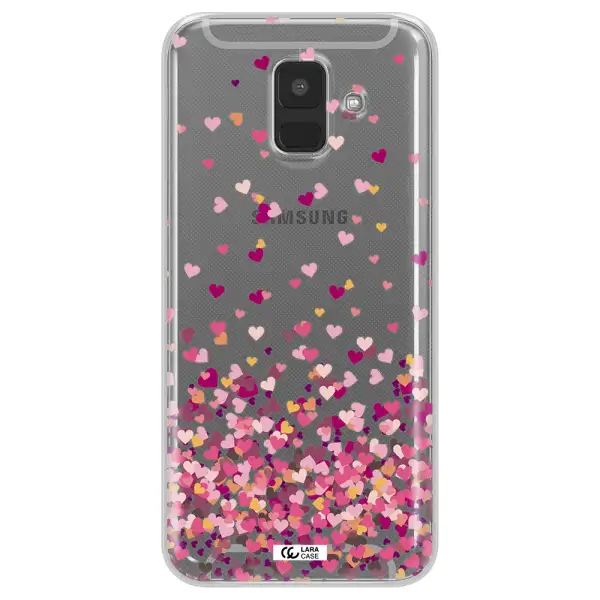 Flying Hearts Samsung A6 Clear TPU Case