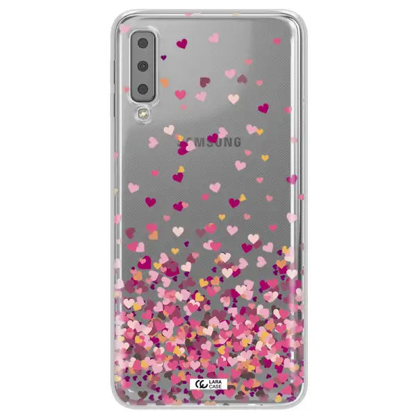 Flying Hearts Samsung A7 2018 Clear TPU Case