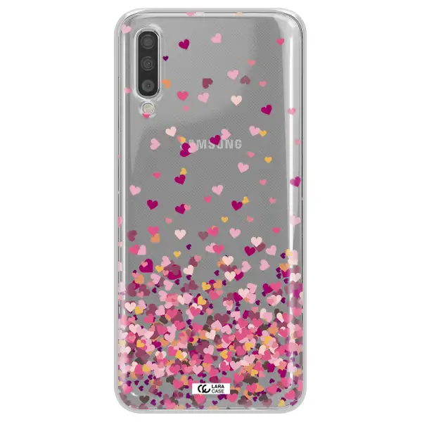 Flying Hearts Samsung A70S Clear Tpu Case