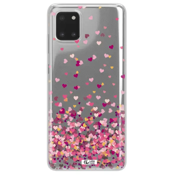 Flying Hearts Samsung A81 Clear TPU Case