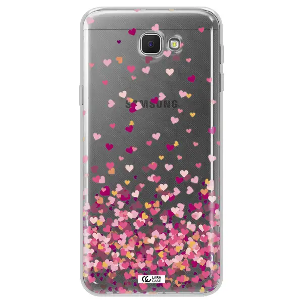 Flying Hearts Samsung J5 Prime Clear TPU Case
