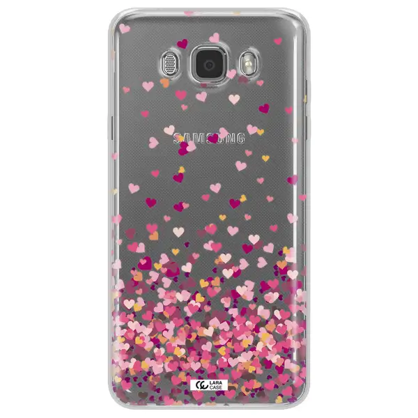 Flying Hearts Samsung J7 2016 Clear TPU Case