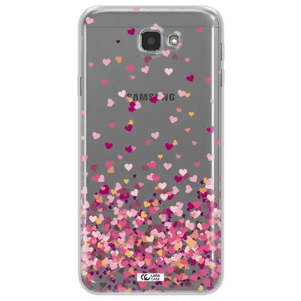 Flying Hearts Samsung J7 Prim Clear TPU Case