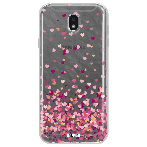 Flying Hearts Samsung J7 Pro Clear TPU Case