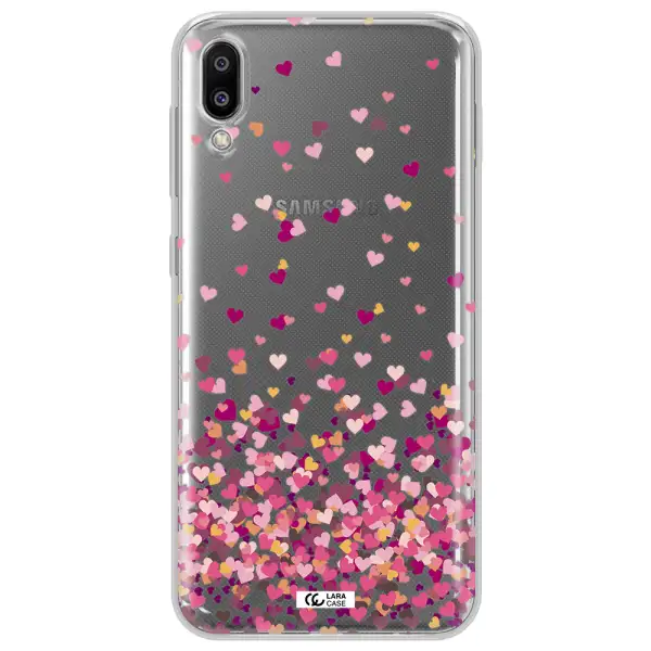 Flying Hearts Samsung M10 Clear TPU Case