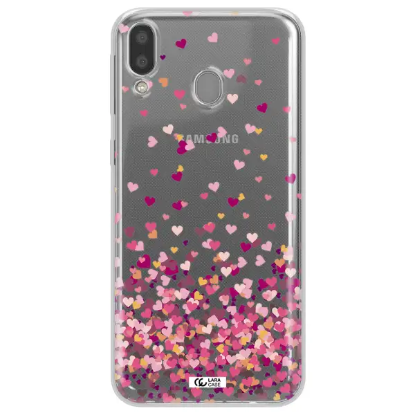 Flying Hearts Samsung M20 Clear TPU Case